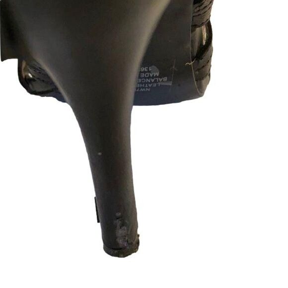 Nine West Kenzie Black‎ Strappy Sandals Sz 6 - Picture 8 of 8